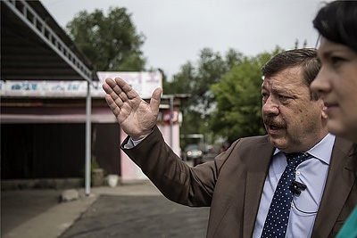 Визит акима Турксибского района