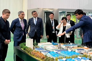 Вице-министр труда и социальной защиты населения РК посетил завод Asia Trafo в индустриальной зоне &laquo;Тассай&raquo;
